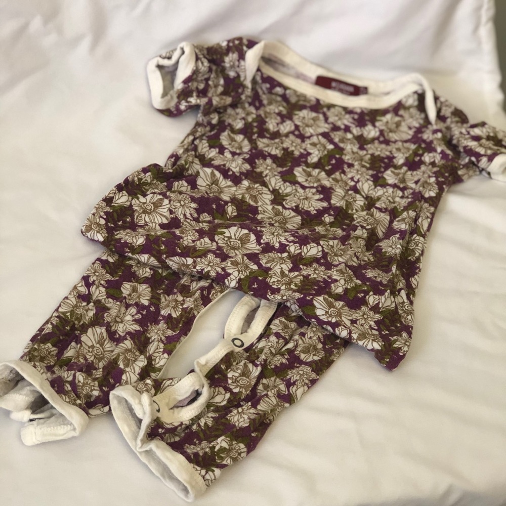 Milkbarn short sleeve onesie